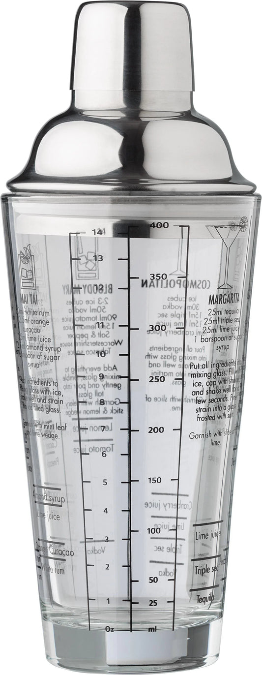 Lasinen cocktail-sekoitin (400 ml) Adela