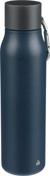Kierrätetystä ruostumattomasta teräksestä valmistettu kaksiseinäinen juomapullo (600 ml) Cassian