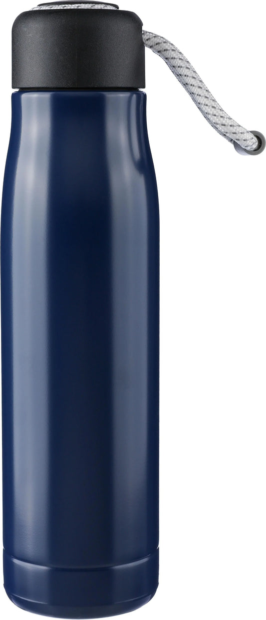 Kierrätetystä ruostumattomasta teräksestä valmistettu kaksiseinäinen juomapullo (500 ml) Solene