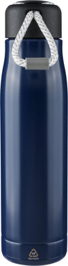 Kierrätetystä ruostumattomasta teräksestä valmistettu kaksiseinäinen juomapullo (500 ml) Solene