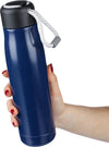 Kierrätetystä ruostumattomasta teräksestä valmistettu kaksiseinäinen juomapullo (500 ml) Solene