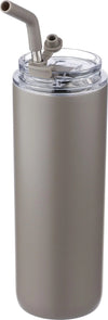 Ruostumattomasta teräksestä valmistettu kaksiseinäinen juomapullo (500 ml) Omari