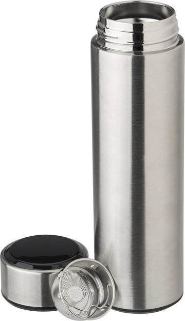 Ruostumattomasta teräksestä valmistettu termospullo (450 ml) LED-näytöllä Fatima