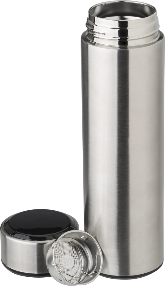 Ruostumattomasta teräksestä valmistettu termospullo (450 ml) LED-näytöllä Fatima