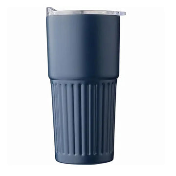 Kierrätetystä ruostumattomasta teräksestä valmistettu kaksiseinäinen juomamuki (500 ml) Kael